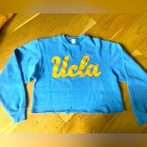 90’s vintage UCLA cropped crewneck sweatshirt